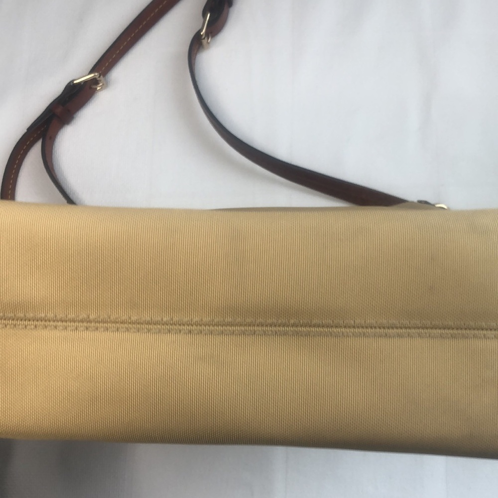 Dooney & Bourke Khaki Tan Nylon Collection Adjustable Shoulder Crossbody Bag - Picture 8 of 16